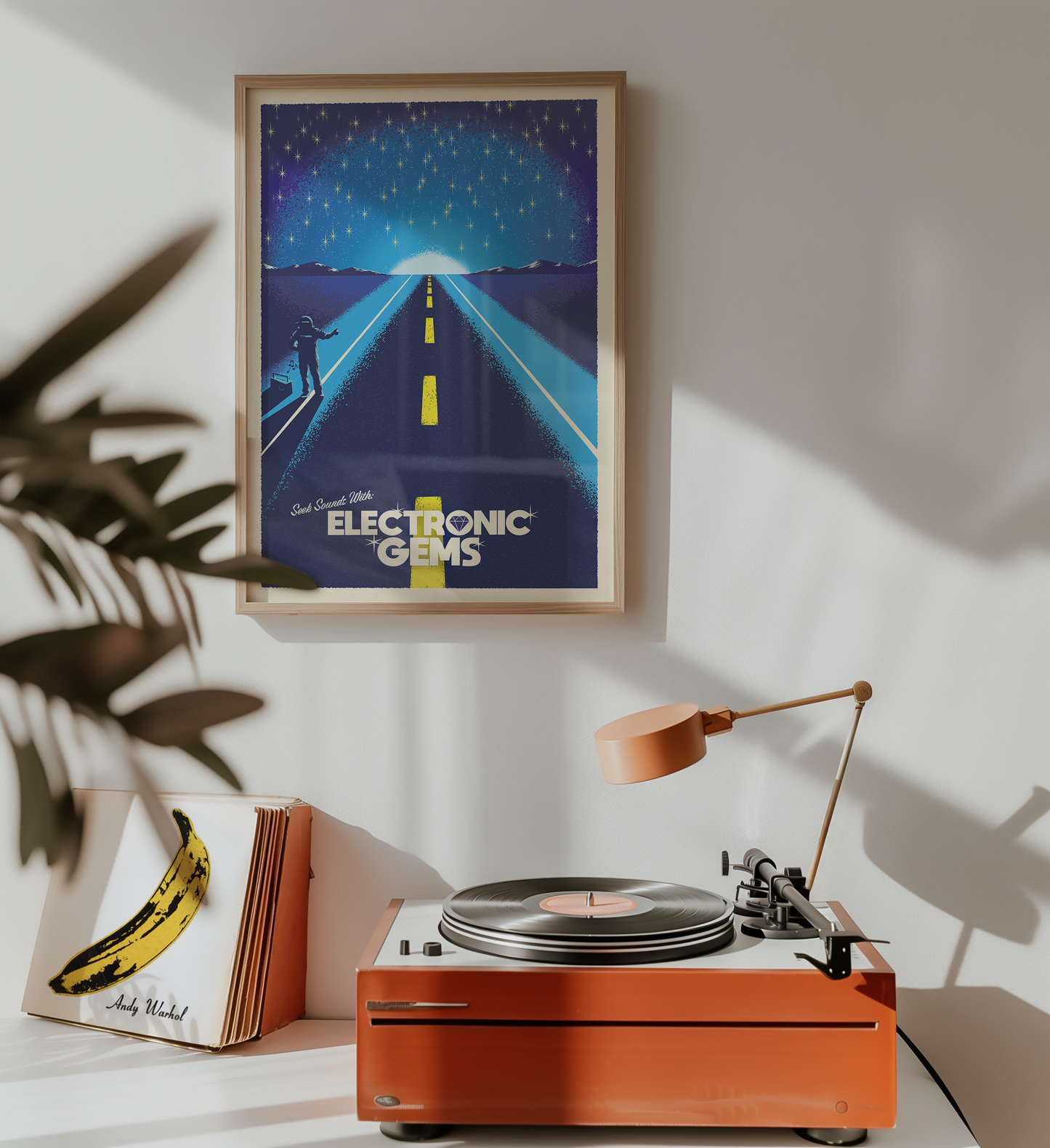 Electronic Gems Travel Poster: Highway