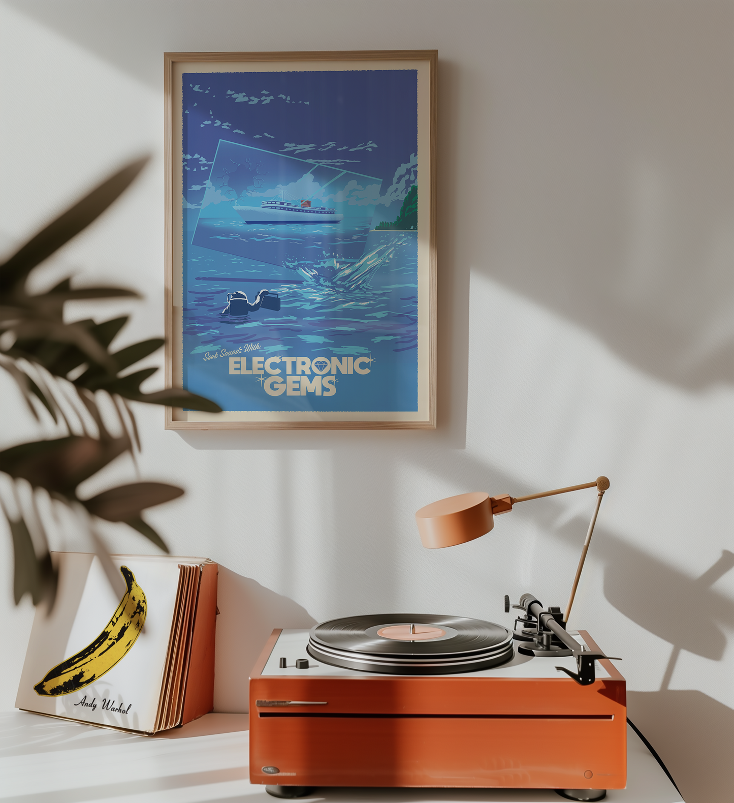 Electronic Gems Travel Poster: Mirror