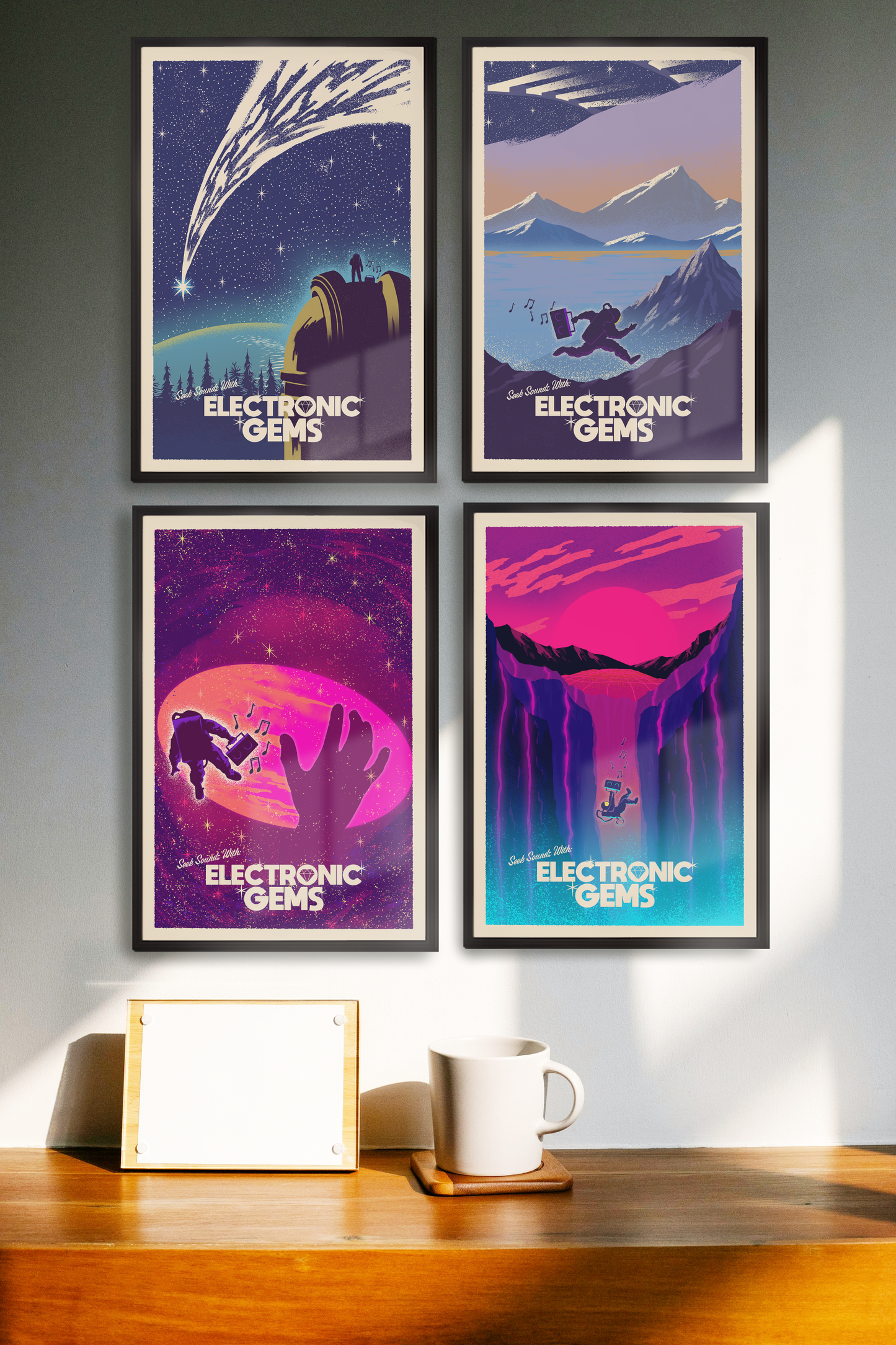 Electronic Gems Travel Poster: Discount Bundle